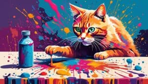 acrylic paints harm cats