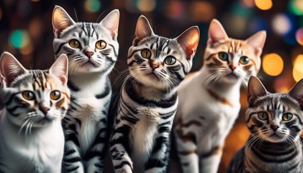 american shorthair s colorful coat