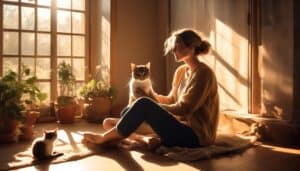 building a bond with cats