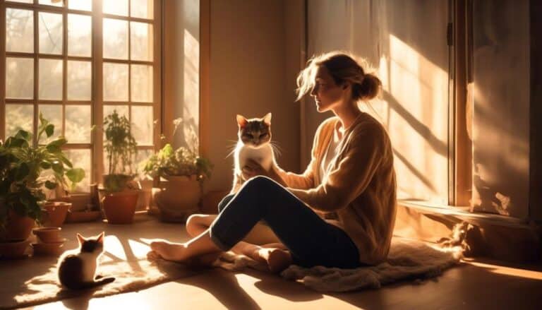 building a bond with cats