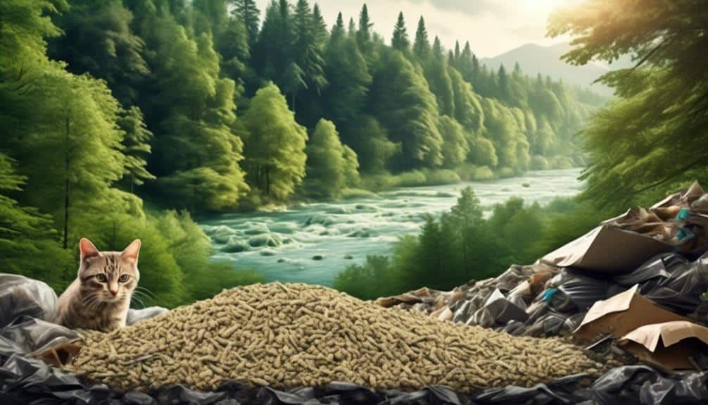 Illegal and Harmful Dumping Cat Litter Threatens Environment