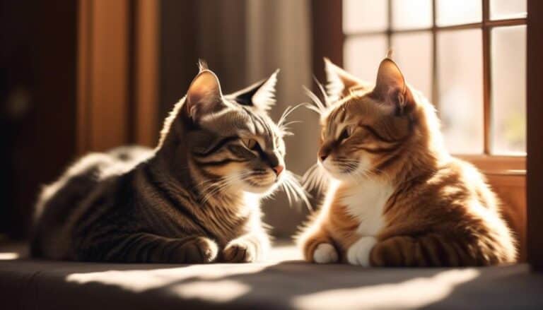 cat nuzzling feline affection secret