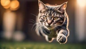 cat pouncing unleashing the hunter