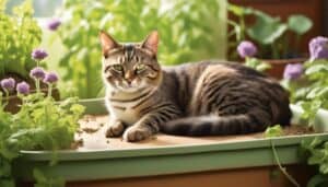 catnip and litter box