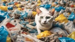 cats and plastic obsession