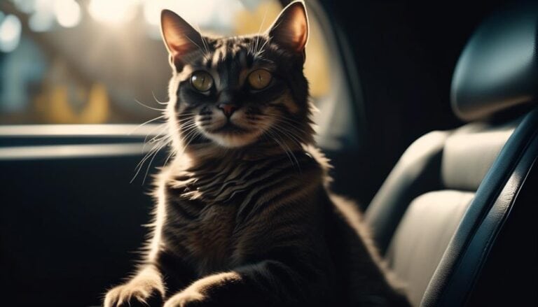 cats car ride anxiety