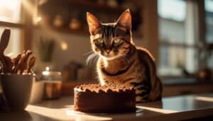 cats curiosity for sweetness