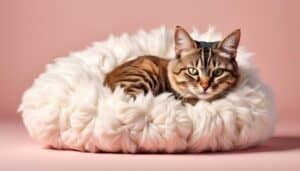 cats curl into protective balls