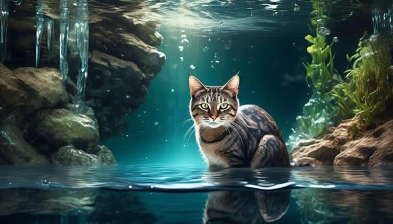 cats enigmatic attraction to water