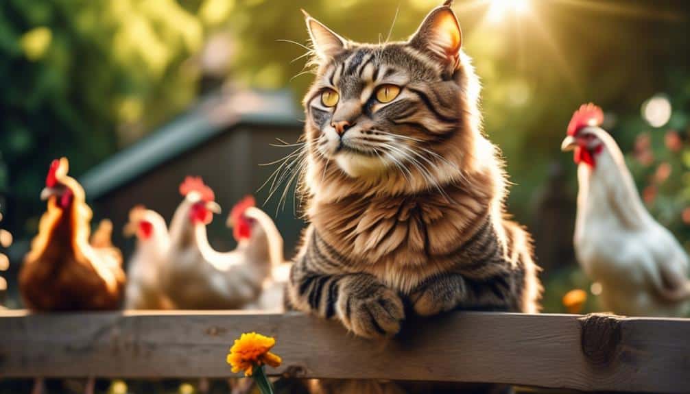 cats guarding chickens secrets