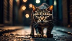 cats hunting rats dangerously