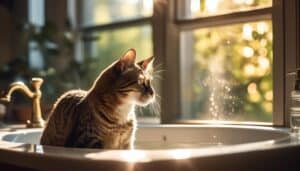 cats love for running water
