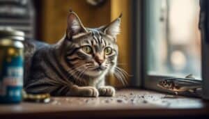 cats mixed feelings towards sardines