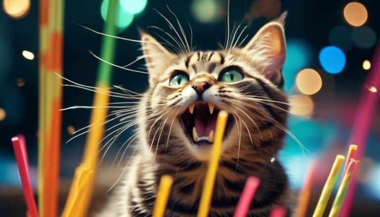 cats obsession with straws
