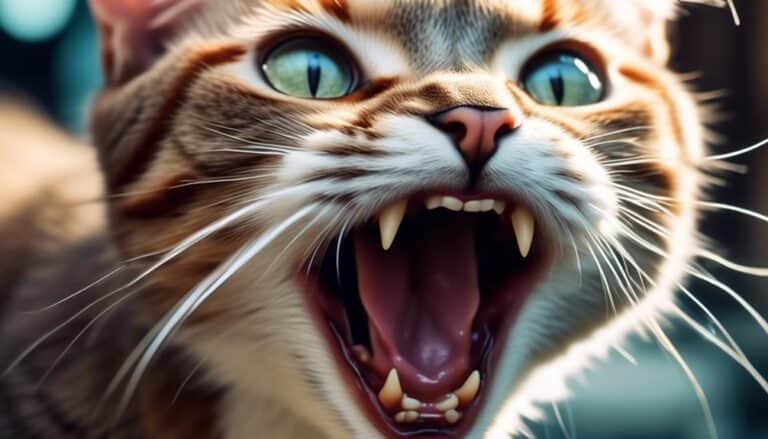 cats open mouth mystery