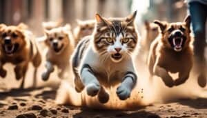 cats outrun dogs in speed