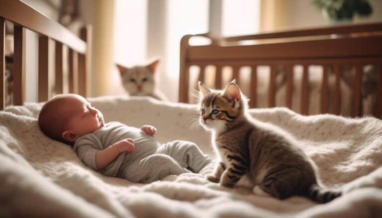 cats sensing human babies