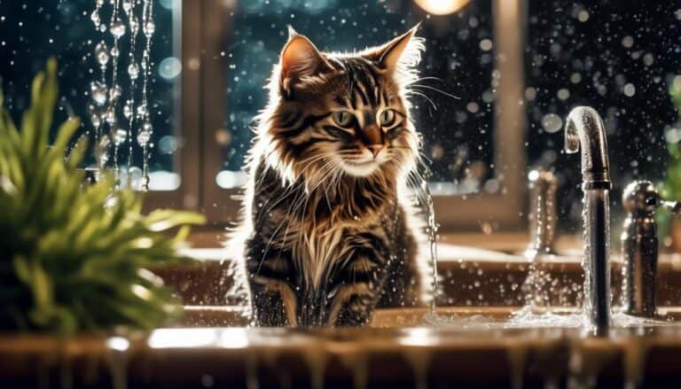 cats unique water fascination