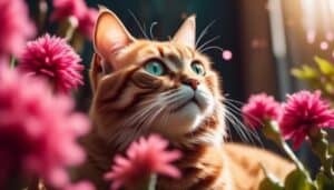 celosia and cats reactions