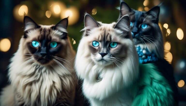 comparing ragdoll and snowshoe cats
