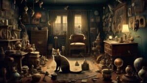 curious cat s room mystery