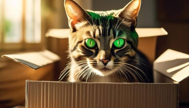 curious cats and cardboard