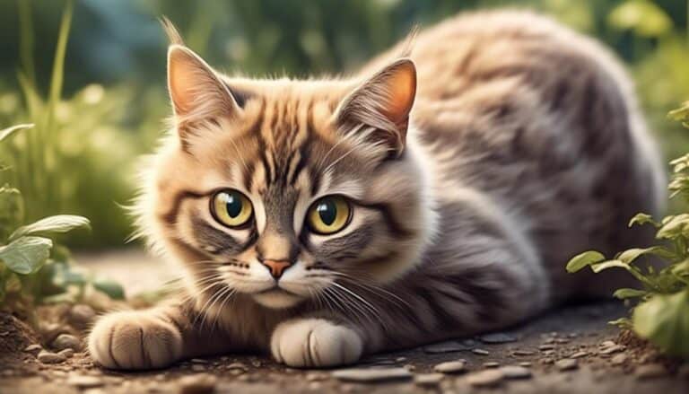 curious cats fascinating flopping