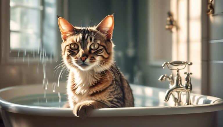 curious cats love bathrooms