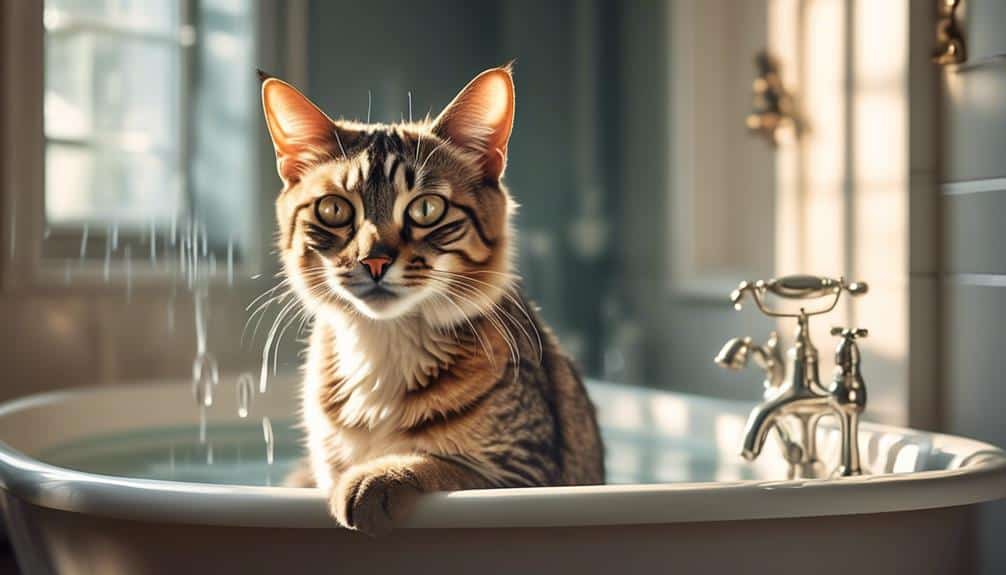 curious cats love bathrooms