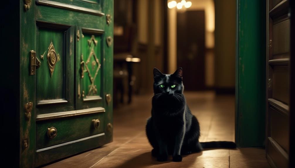 curious cats prowl inside