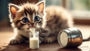 discovering clues about small kittens