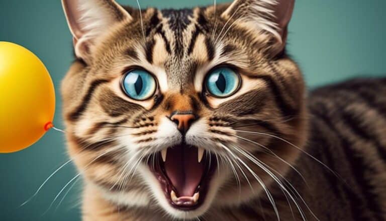 emergency cat ingests balloon