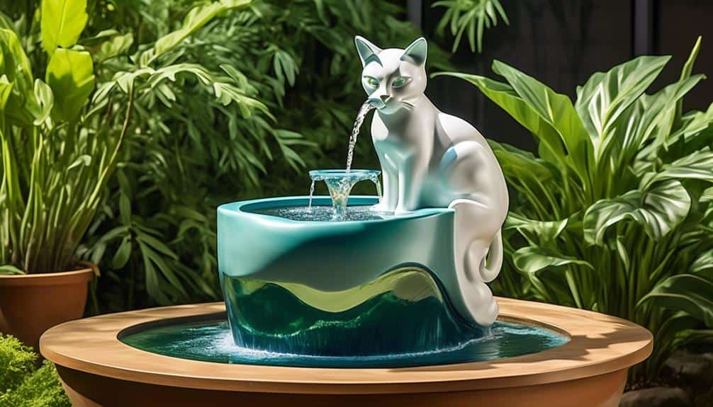 essential cat water fountains