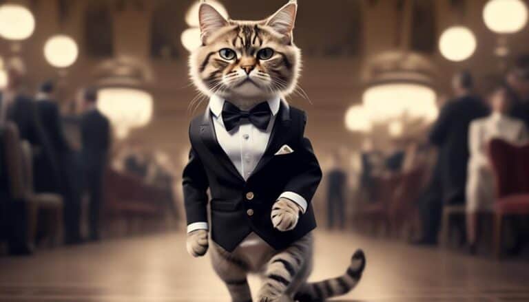 fashionable feline attire revealed