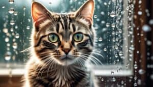 feline fascination with glass