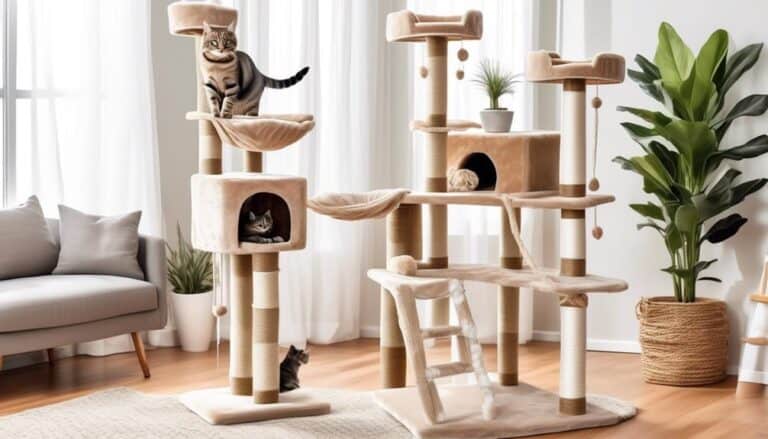 feline happiness through cat trees
