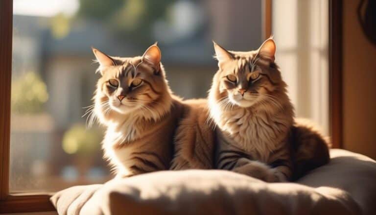 feline relaxation through crossed paws