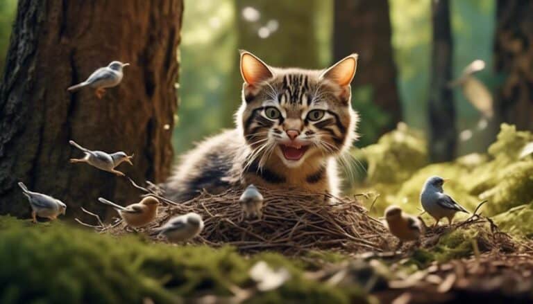 feral cats relocate nests