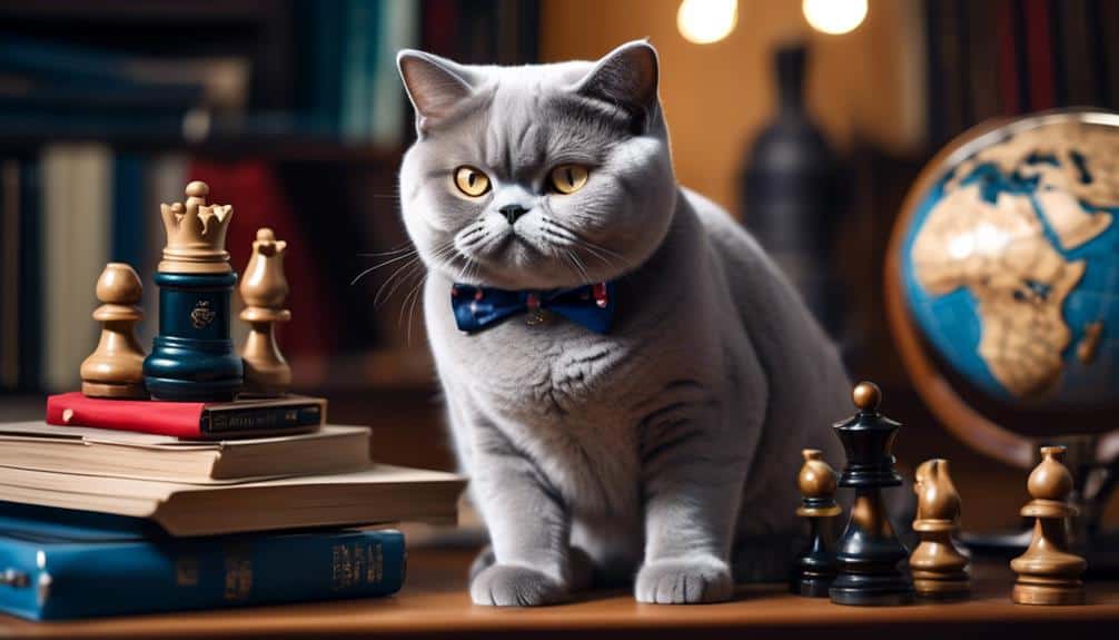 intelligent british shorthair felines