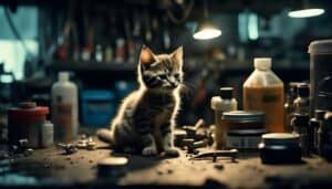 kittens in garage danger
