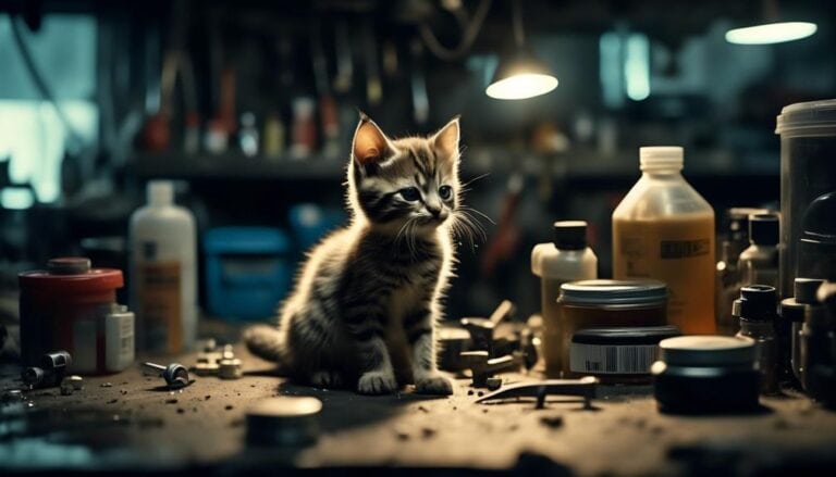 kittens in garage danger