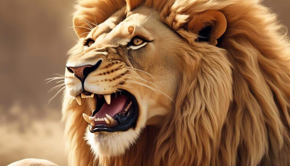 lions inability to meow