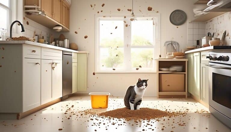 litter box hazards in kitchen