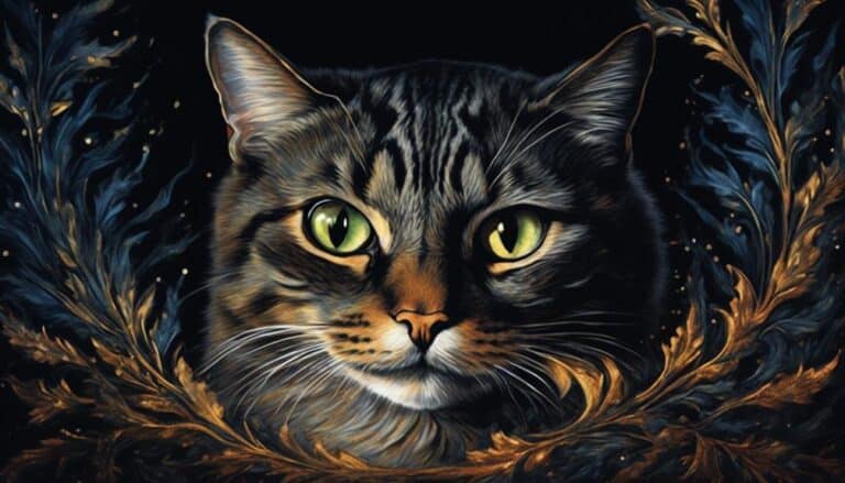 midnight staring cats mysterious gaze