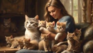 mother cats trust humans