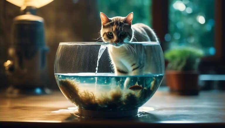 neglected cat water bowl