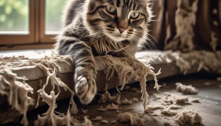 poorly cared for cat