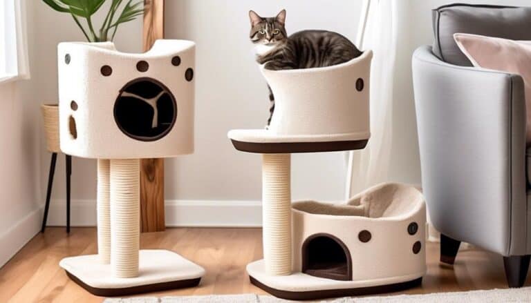 prevent cat tree wobbling