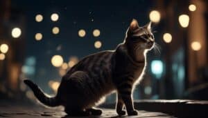 roaming female cats in heat