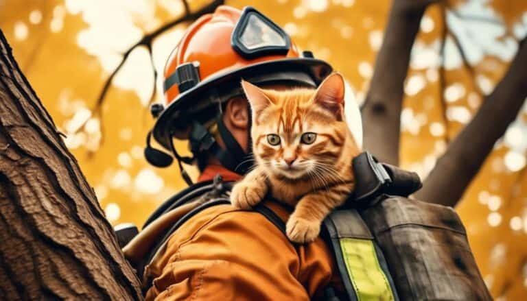 saving cats in trees